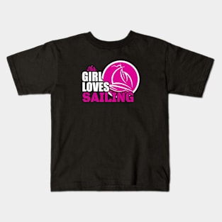 This Girl Loves Sailing Kids T-Shirt